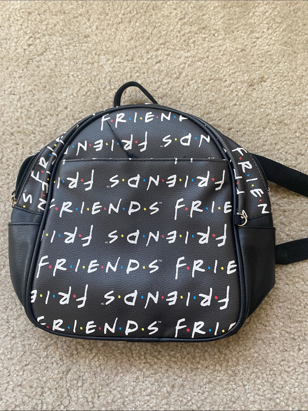 FRIENDS Logo Mini Backpack in Black